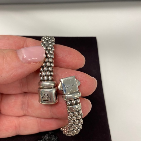 💕SOLD💕 Lagos Enzo Sterling Silver Bracelet - Picture 3 of 6